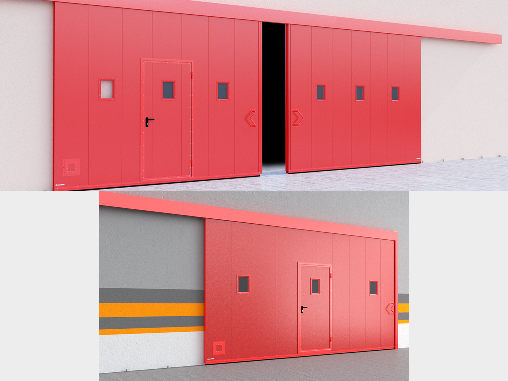 Integratsiyalangan kalitka eshiklarni ochmasdan, xonaga kirish imkoniyatini ta'minlaydi va evakuatsiya chiqishi sifatida xizmat qilishi mumkin. <br> Yong'inga qarshi deraza (400 × 300 mm o‘lchamdagi) eshik varaqasida ularning ishlatilishini yanada qulaylashtiradi, eshik ortidagi hududni ko'rish imkoniyatini yaratadi. Deraza yong'in bo'lgan xonadan olovning chiqishiga ishonchli tarzda to‘sqinlik qiladi, chunki mustahkam metall ramkasi yuqori mexanik yukni ko‘tara oladi va yuqori harorat o'zgarishlari va intensiv isitish jarayonida deformatsiyalanmaydi. <br> Yong'inga qarshi luq (200 × 200 mm o‘lchamdagi) yong‘inni eshikni ochmasdan o‘chirish uchun ishlatiladi.